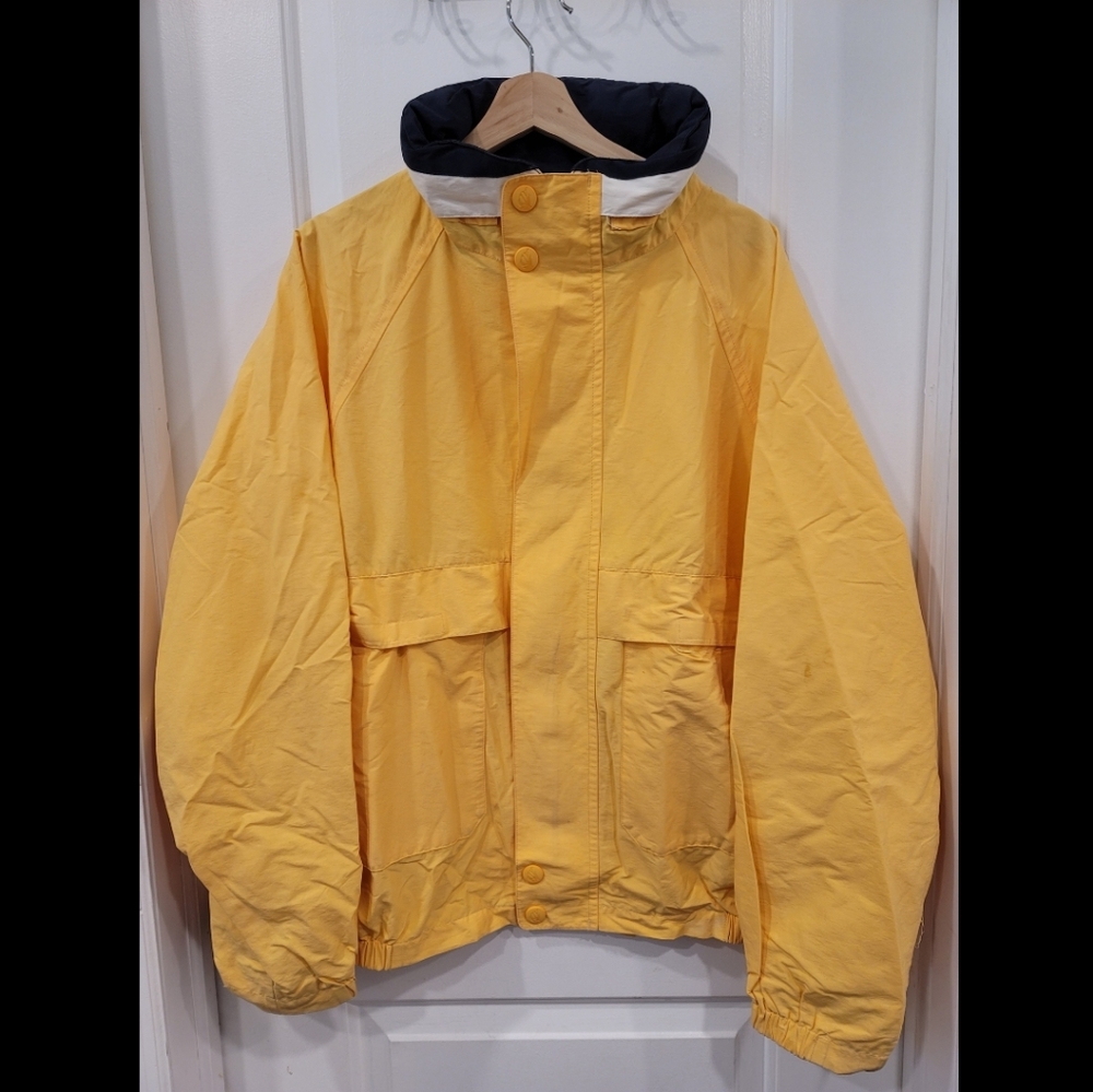 Yellow Nautica Windbreaker Jacket